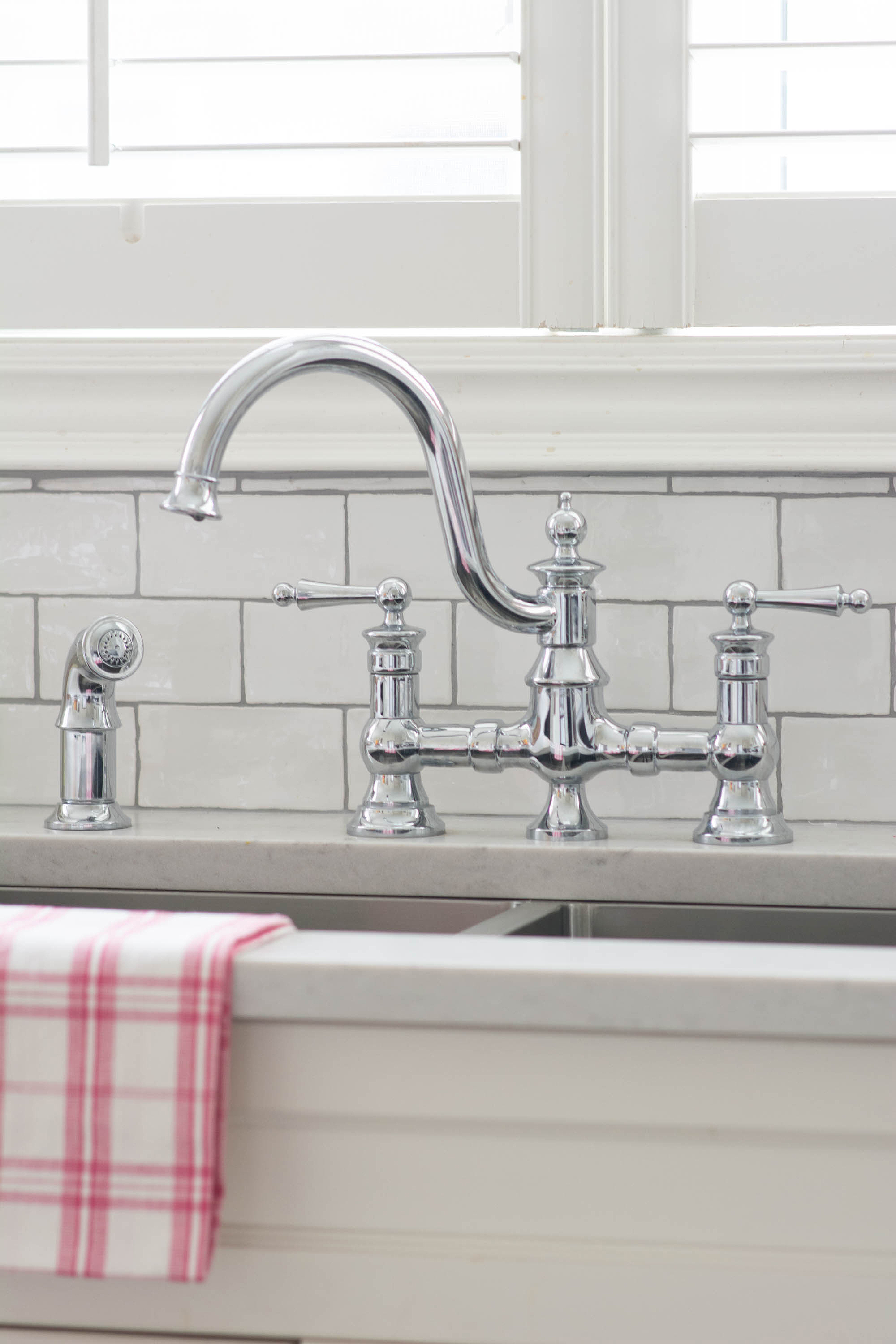 Moen S Waterhill High Arc Kitchen Faucet Vanessa Francis Interior Design